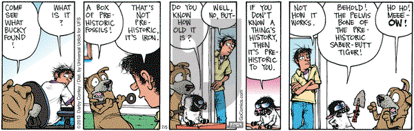 Get Fuzzy on Friday July 5, 2013 Comic Strip