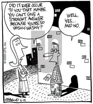 Reality Check on Thursday June 19, 2003 Comic Strip