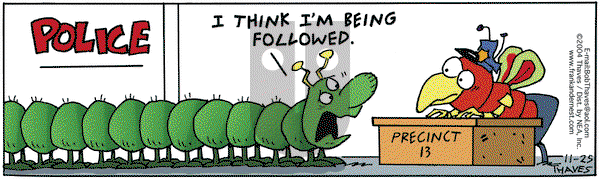 Frank and Ernest on Thursday November 25, 2004 Comic Strip