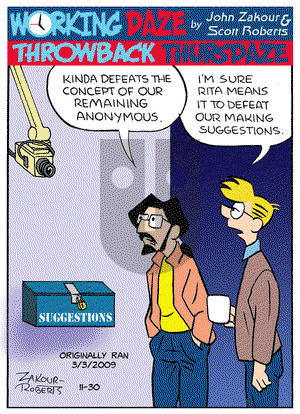 Working Daze - Thursday November 30, 2023 Comic Strip