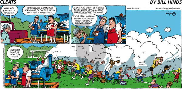 Cleats on Sunday September 8, 2002 Comic Strip