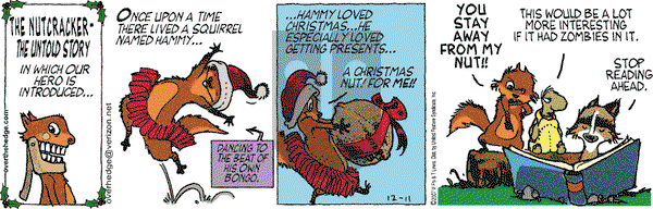 Over the Hedge on Tuesday December 11, 2007 Comic Strip
