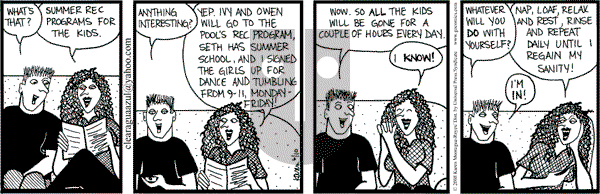 Clear Blue Water on Tuesday June 10, 2008 Comic Strip