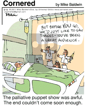 Cornered - Wednesday September 14, 2011 Comic Strip