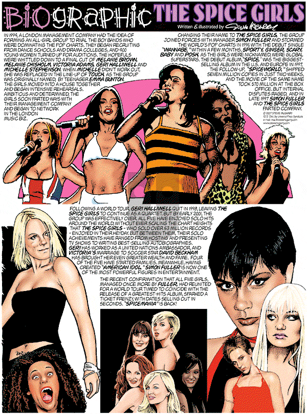 Biographic on Sunday December 2, 2007 Comic Strip