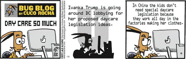 La Cucaracha on Friday January 6, 2017 Comic Strip