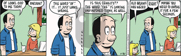 Adam@Home - Wednesday January 31, 2018 Comic Strip