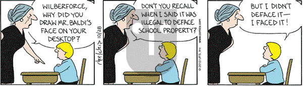 The Born Loser on Thursday October 28, 2010 Comic Strip