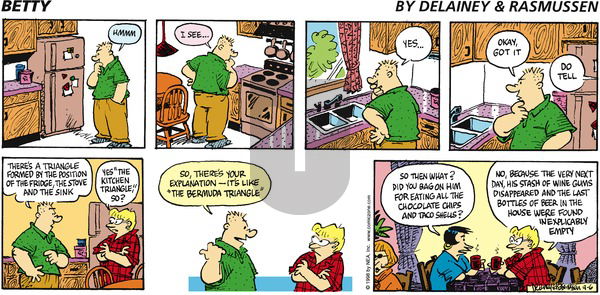 Betty on Monday August 2, 1999 Comic Strip
