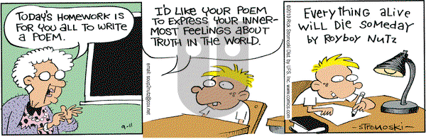 Soup to Nutz - Old on Saturday September 11, 2010 Comic Strip