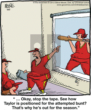 In the Bleachers on Wednesday May 30, 2012 Comic Strip