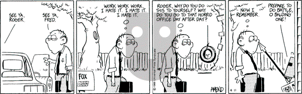 FoxTrot - Monday April 11, 1988 Comic Strip