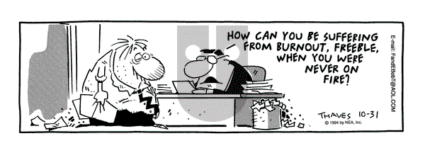 Frank and Ernest on Monday October 31, 1994 Comic Strip