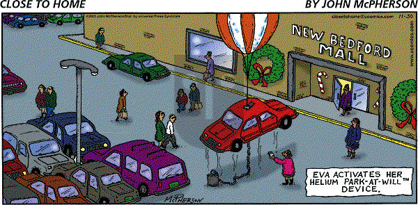 Close to Home on Sunday November 30, 2003 Comic Strip