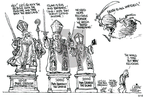 Pat Oliphant on Monday September 18, 2006 Comic Strip