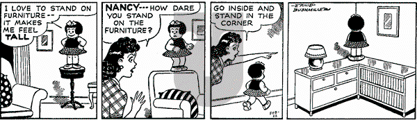 Nancy Classics on Thursday March 13, 2025 Comic Strip
