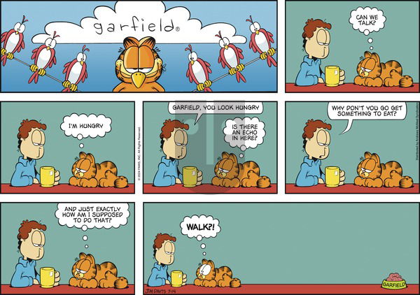 Garfield - Sunday July 14, 2024 Comic Strip