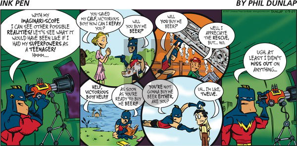 Ink Pen on Sunday June 3, 2007 Comic Strip