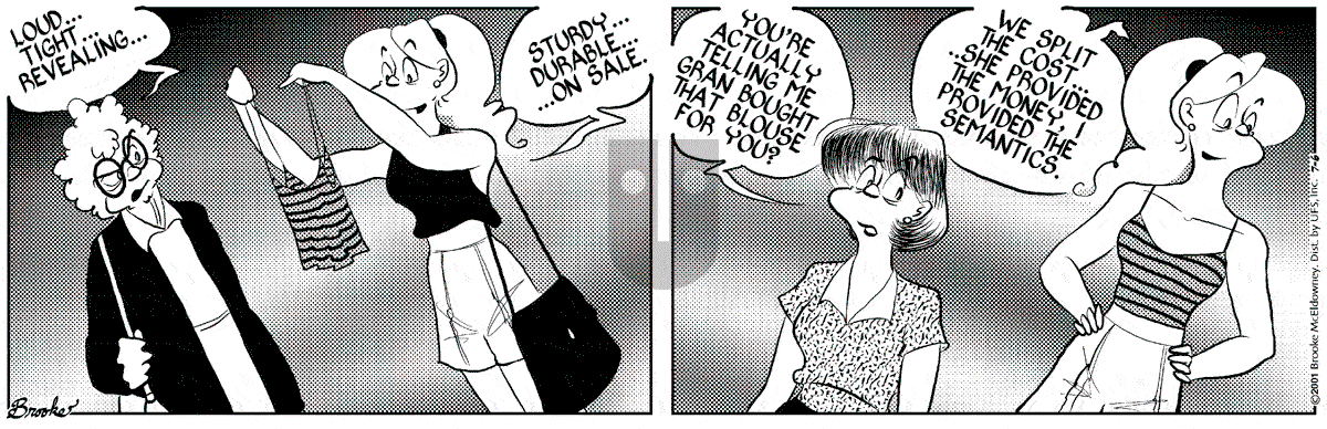 9 Chickweed Lane - Friday July 6, 2001 Comic Strip