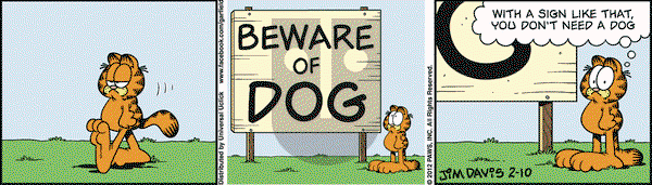 Garfield on Friday February 10, 2012 Comic Strip