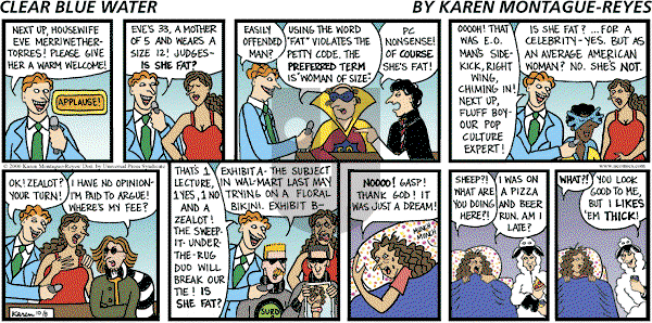Clear Blue Water on Sunday October 8, 2006 Comic Strip