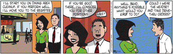 Luann on Wednesday July 13, 2011 Comic Strip
