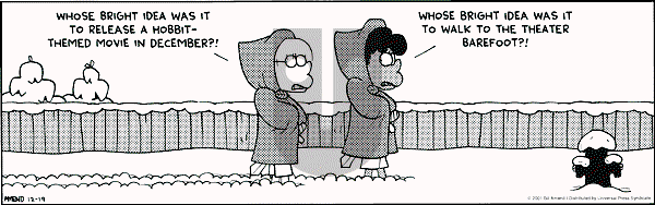 FoxTrot on Wednesday December 19, 2001 Comic Strip