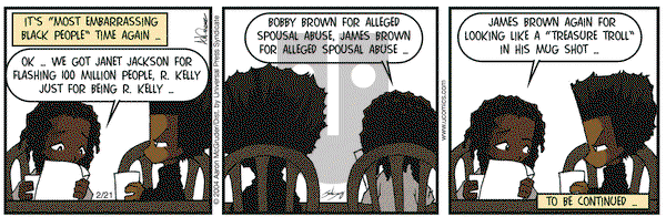 The Boondocks - Saturday February 21, 2004 Comic Strip