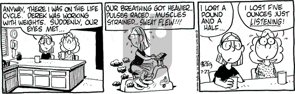 Luann on Wednesday July 27, 1988 Comic Strip