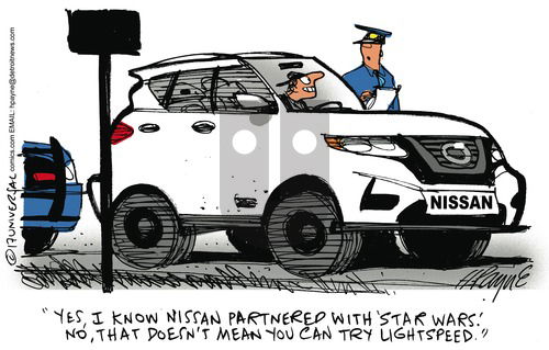 Henry Payne on Sunday January 7, 2018 Comic Strip