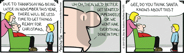 The Born Loser on Saturday November 30, 2019 Comic Strip