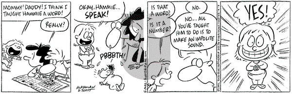 Baby Blues on Monday December 9, 1996 Comic Strip