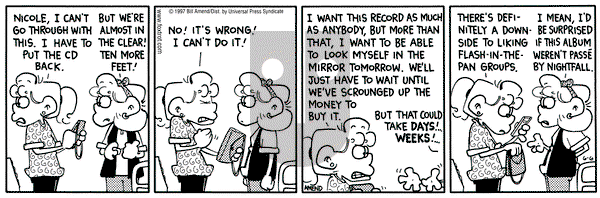 FoxTrot - Friday June 6, 1997 Comic Strip