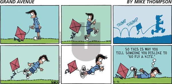 Grand Avenue on Sunday June 16, 2019 Comic Strip