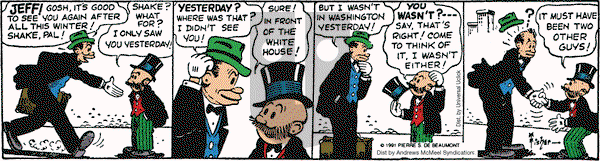 Mutt & Jeff - Saturday July 4, 2020 Comic Strip