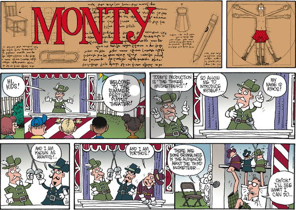 Monty on Sunday July 24, 2016 Comic Strip
