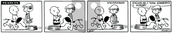 Peanuts on Saturday April 7, 1956 Comic Strip