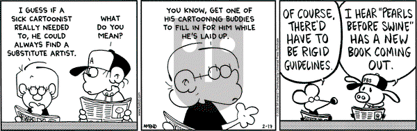 FoxTrot - Friday February 17, 2006 Comic Strip