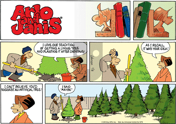 Arlo and Janis - Sunday January 8, 2012 Comic Strip