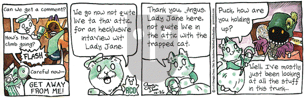Breaking Cat News on Friday October 26, 2018 Comic Strip