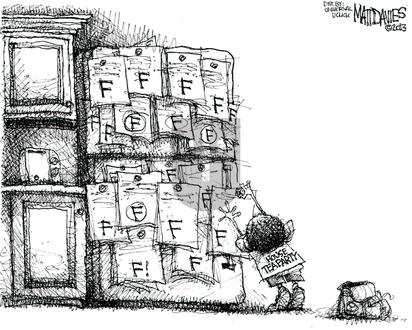 Matt Davies on Wednesday October 16, 2013 Comic Strip