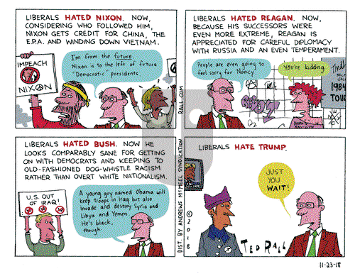 Ted Rall on Friday November 23, 2018 Comic Strip