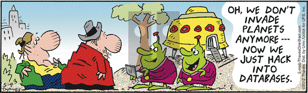 Frank and Ernest on Wednesday May 9, 2012 Comic Strip