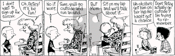 Cul de Sac - Saturday March 15, 2008 Comic Strip