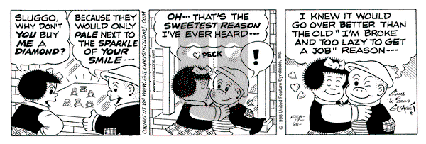 Nancy on Tuesday February 17, 1998 Comic Strip