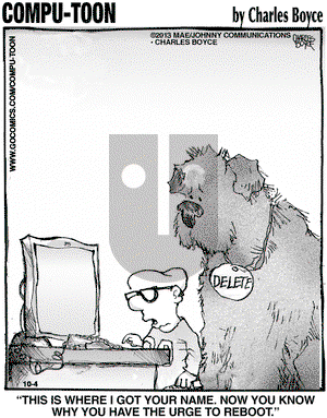 Compu-toon on Friday October 4, 2013 Comic Strip