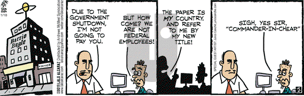 La Cucaracha on Friday January 18, 2019 Comic Strip
