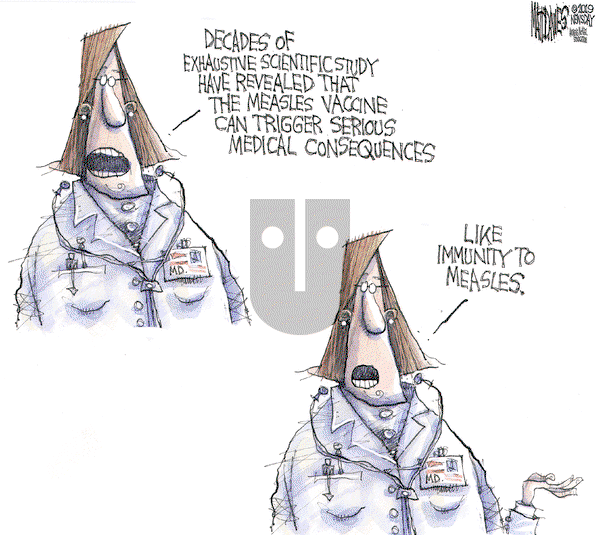 Matt Davies on Monday April 1, 2019 Comic Strip
