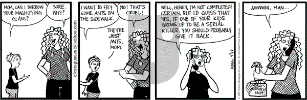 Clear Blue Water on Thursday April 19, 2007 Comic Strip