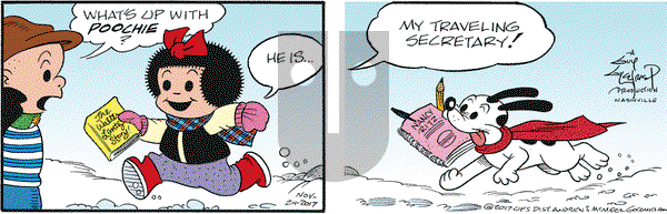 Nancy on Friday November 24, 2017 Comic Strip